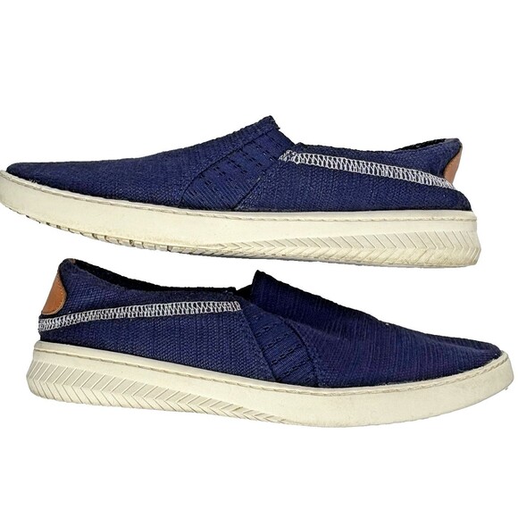 Bare Traps Yadier Navy Blue Slip On Comfort Sneakers Shoes Casual Textile 8 - Picture 5 of 13
